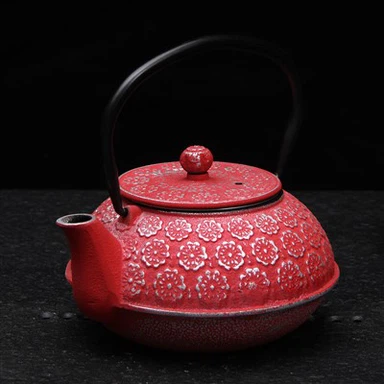 রঙিন কাস্ট আয়রন টিপট