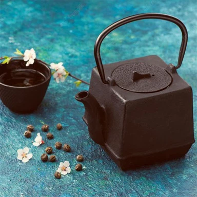 হোম স্টোভটপ ঢালাই আয়রন টিপোট